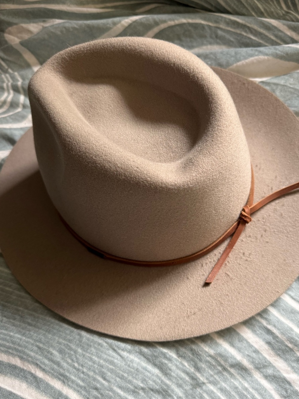 Brixton Beige Felt Fedora - Picture 3 of 6
